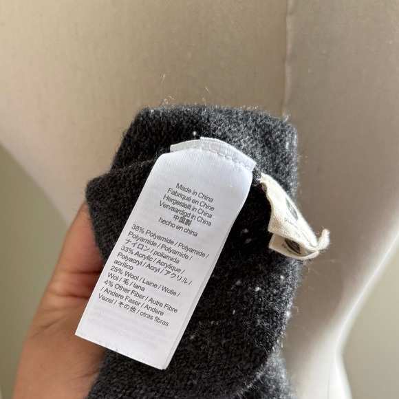 Madewell Donegal Redmond Mockneck Pocket Sweater Size Small - Picture 11 of 12